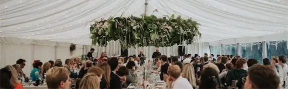 Picture of guests at a wedding