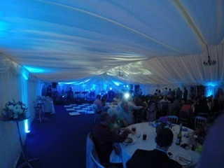 Night time party marquee image